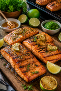 Honey Lime Grilled Salmon