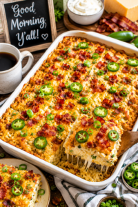 Jalapeño Popper Hashbrown Casserole