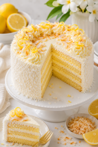 Lemon Coconut Cake