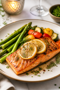 Lemon Herb Grilled Salmon