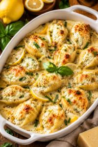 Lemon Ricotta Stuffed Shells