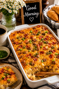 Loaded Breakfast Hashbrown Casserole