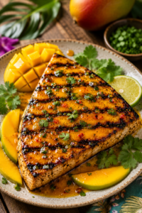 Mango Glazed Swordfish