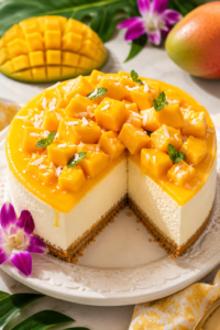 Mango No Bake Cheesecake