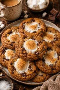 Marshmallow Brown Butter Cookies