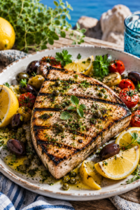 Mediterranean Herb Swordfish