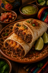 Mexican Beef Burritos