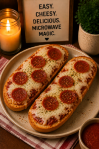 Microwave French Bread Pizza