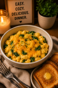 Microwave Scrambled Egg Bowl