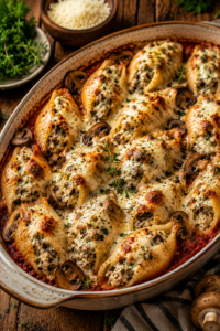 Mushroom Ricotta Stuffed Shells