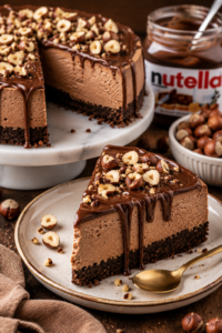Nutella No Bake Cheesecake