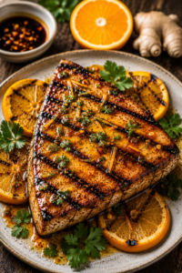Orange Ginger Swordfish