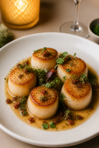 Pan-Seared Scallops