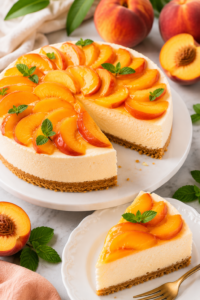 Peach Cheesecake