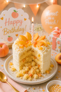 Peach Smash Cake