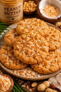 Peanut Butter Coconut Cookies