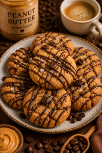 Peanut Butter Espresso Cookies