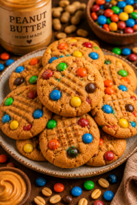 Peanut Butter M&M Cookies
