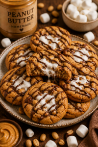Peanut Butter Marshmallow Cookies