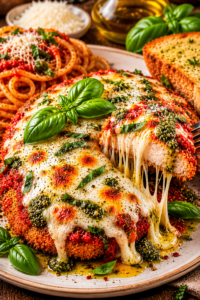 Pesto Chicken Parmesan