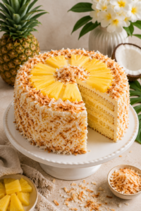 Pineapple Coconut Cake