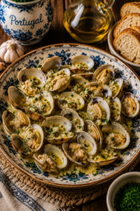 Portuguese Clams in Garlic Sauce
