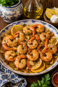 Portuguese Garlic Shrimp