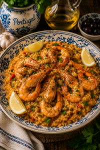 Portuguese Rice Prawns