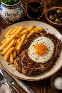 Portuguese Steak with Egg