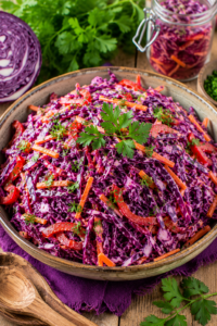 Red Cabbage Coleslaw