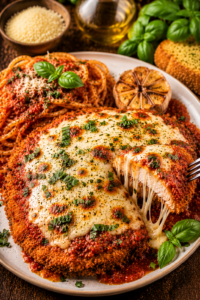 Roasted Garlic Chicken Parmesan