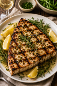 Rosemary Garlic Swordfish