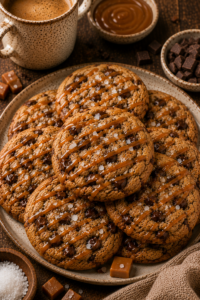 Salted Caramel Brown Butter Cookies