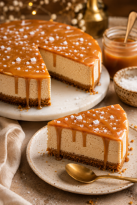 Salted Caramel Cheesecake