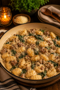 Sausage Gnocchi Skillet