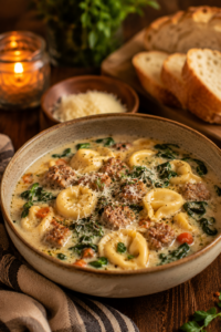 Sausage Tortellini Soup