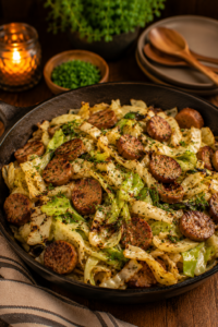 Sausage and Cabbage Stir Fry
