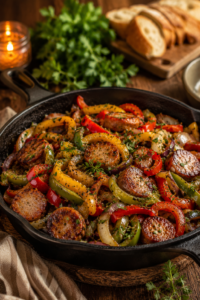 Sausage and Peppers Skillet