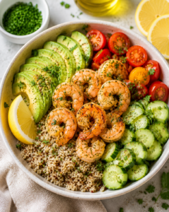 Shrimp Quinoa Bowl
