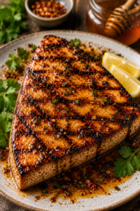 Spicy Honey Swordfish