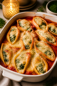 Spinach and Ricotta Stuffed Shells