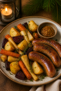 Swedish Sausage with Root Vegetables