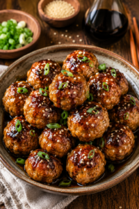 Teriyaki Chicken Meatballs