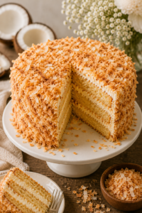 Toasted Coconut Cake