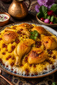 Zereshk Polo with Chicken