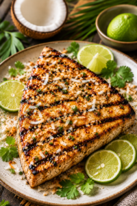 Coconut Lime Swordfish
