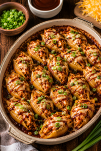 BBQ Chicken Stuffed Shells