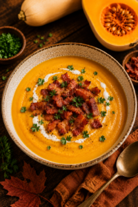 Bacon Butternut Squash Soup