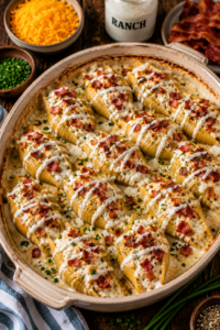 Bacon Ranch Stuffed Shells