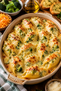 Broccoli Cheese Stuffed Shells